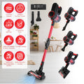 CJ cordless stick vacuum cleaner with 12000PA suction, integrated mop, LED lights, lightweight design, and versatile cleaning features.