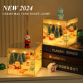 Christmas DIY Decoration Kit | 3D LED Cube Lamp with Santa, Snowman & Tree