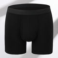 Men's bamboo fiber sports underwear by CJ, breathable mid-waist design with extended fit, ideal for active wear and comfort.