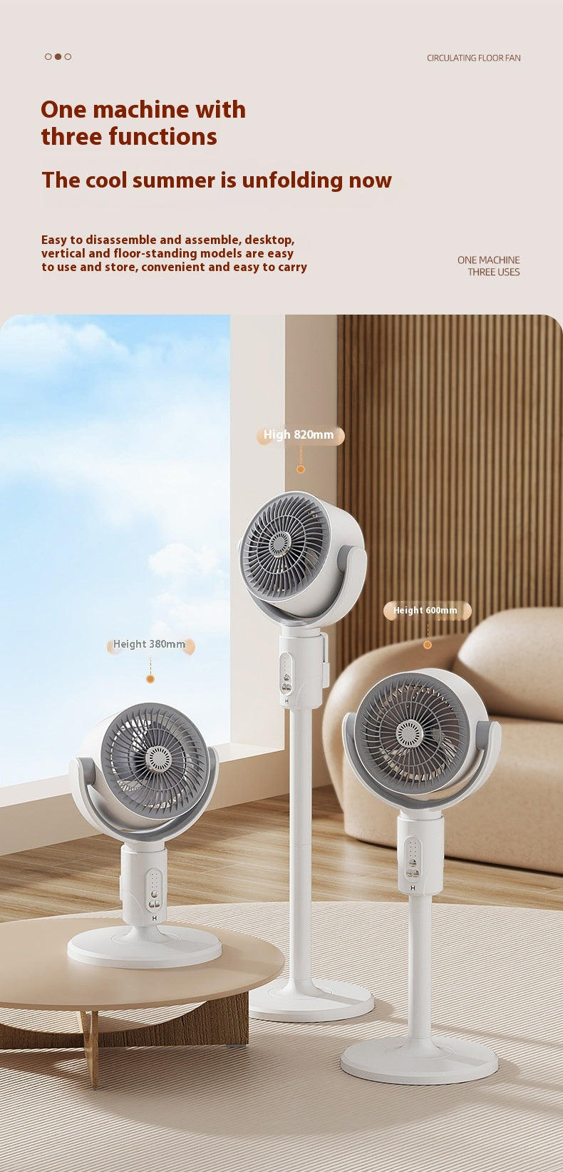 Air Circulator Remote Control Turbine 3d Shaking Head – whimsywagon