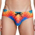 CJ fashion personality low waist triangle swimming trunks with casual beach and sports style, suitable for hot spring and outdoor swimming.