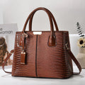 Women’s Fashionable Textured Handbag – Large-Capacity Tote Bag