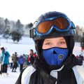 Cj windproof half face dust mask for motorcycle and bike riding, breathable protective gear covering nose and mouth.