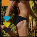 Men's cotton briefs and leggings by CJ, breathable and fitted sports underwear designed for active students and fitness enthusiasts.