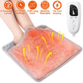 Electric Foot Warmer - Fast Heating Pad with 6 Temperatures & 4 Timer Modes | Machine Washable Comfort for Home & Office
