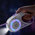 Retractable Leash for Small Dogs | Built-In Light & Tangle-Free