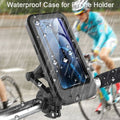 Waterproof Mobile Phone Stand – Bicycle & Motorcycle Phone Mount with Rainproof Case | Foldable Navigation Holder for All Devices