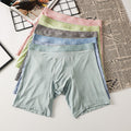 New Men's Lengthened Boxer Modal Ice Silk Comfort Shorts - whimsywagon