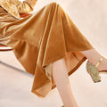 Artistic Print Maxi Skirt - Long Elegant Skirt for Women, Early Autumn Fashion