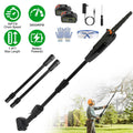 Cordless Pole Saw Kit with 2 Batteries - 6-Inch Bar, 7.4FT Reach for Easy Tree Pruning - whimsywagon