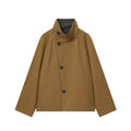 Casual Women's Short Double-sided Trench Coat
