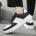 Men's Plus Size Platform White Sneakers – Casual Spring and Summer Shoes