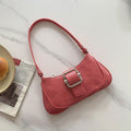 Women’s Retro Baguette Bag – High-Grade Stitching Underarm Shoulder Purse