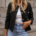 Stylish And Elegant Womens French-style Coat - whimsywagon