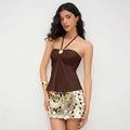 Loose Pure-and-sexy Camisole With Thin Shoulder Straps For Women - whimsywagon