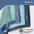 Graphene Antibacterial Underwear - Men's Ice Silk Boxer Briefs, Odor Control