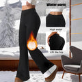 70s Inspired Flared Leggings - High Waist with Tummy Control & Bootcut Fit