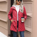 The Everyday Puffer - Women's Fleece-Lined Hooded Coat | Cozy Street Style Essential