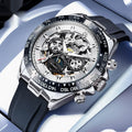 Automatic Mechanical Watch for Men - Multi-Function Display with Day & Date