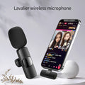 Wireless Lavalier Microphone | Portable Bluetooth Mini Mic for iPhone & Android, Long Battery Life for Live Streaming & Gaming - whimsywagon