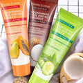 Cucumber Coconut Papaya Facial Scrub | Gentle Exfoliating Gel for Smooth, Glowing Skin