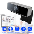 Webcam 1080P, FHD USB Computer Camera with Microphone | Auto Focus, 60-Degree View for Video Conferencing Live Stream