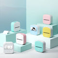 CJ Mini Pocket Portable Printer for home use, compact device with paper output, ideal for quick printing on the go.