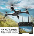 CJ drone with 4K camera, quadcopter design, GPS navigation, and 30-minute flight time for aerial photography.