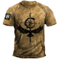Casual T-Shirt - Loose Fit Short Sleeve with Round Neck