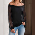 Lantern-sleeve Relaxed-fit Chic T-shirt For Women - whimsywagon