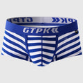 Men's breathable fitness boxer underwear by CJ, shown in a comfortable fit with moisture-wicking fabric for sports and active wear.