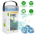 4-in-1 Portable Air Cooler - Evaporative Cooling Fan with Water Mist & Night Light - whimsywagon