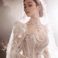 Royal Court Princess Dress | Renaissance Fair Gown with Large Tail