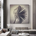 Art Beauty Canvas Painting by CJ, featuring vibrant colors and abstract designs for stylish home decor.
