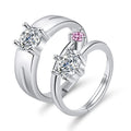 The Perfect Pair: Matching Moissanite Engagement Rings for Him & Her