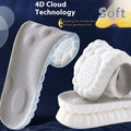 Men's cj No-Tired Foot Massage Insoles with arch support, sweat absorption, and antibacterial deodorant features, shown in the image.