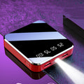Mini Compact Full Mirror Power Bank | Portable Fast Charging External Battery Pack