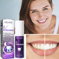 CJ Teeth Whitening Toothpaste for removing stains and brightening teeth, displayed in a close-up shot of the toothpaste tube.