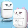Wireless thermal printer by CJ, compact portable mini Bluetooth printer for wireless photo, note, and label printing.