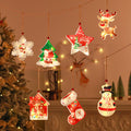 Christmas Bar Atmosphere Lights – Festive Interior Decorations with Colorful LED Lighting