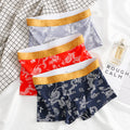 Men's cotton underwear with bold dragon pattern by CJ, featuring comfortable fit and domineering design.