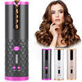 Rechargeable Curling Iron | Hands-Free Auto Curler with Digital Temperature Control