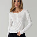 New Stylish Chic Crew-neck Long-sleeve Base Top - whimsywagon
