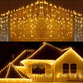 Remote Control Christmas Lights | Waterproof LED String with 8 Modes & Timer