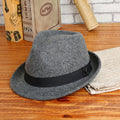 British Jazz Hat - Wool Derby Bowler for Outdoor Wear