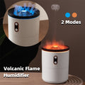 Volcanic Flame Aroma Diffuser | USB Portable Humidifier with Jellyfish Night Light