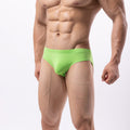 Black solid color T-shaped panties by CJ, breathable cotton sports shorts designed for comfort and active wear.