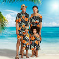 Matching Family Shirts for Vacation | Hawaiian Print Outfit Set of 4
