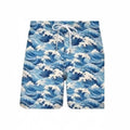 Men's Fashionable Beach Shorts With 3D Printing - whimsywagon