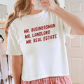 Letter-print Cropped Short-sleeve Top In European And American Street Style For Women - whimsywagon